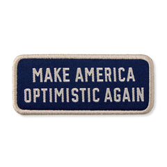 Adult Unisex Make America Optimistic Again Woven Patch