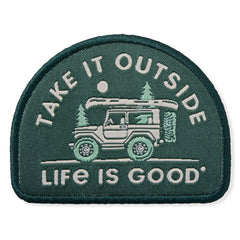 Adult Unisex Take it Outside Woven Patch