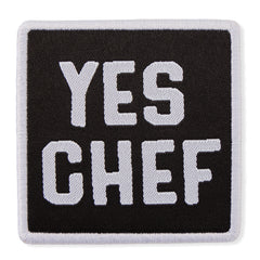 Adult Unisex Yes Chef Woven Patch