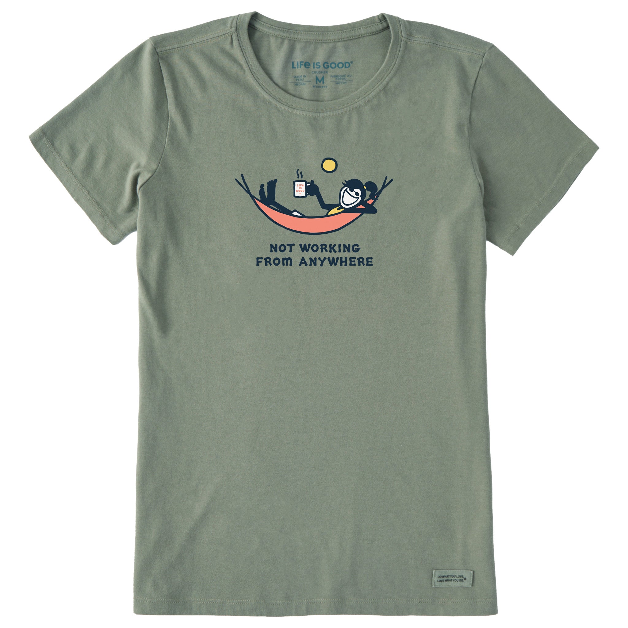 Women's Jackie Not Working From Anywhere Short Sleeve Tee