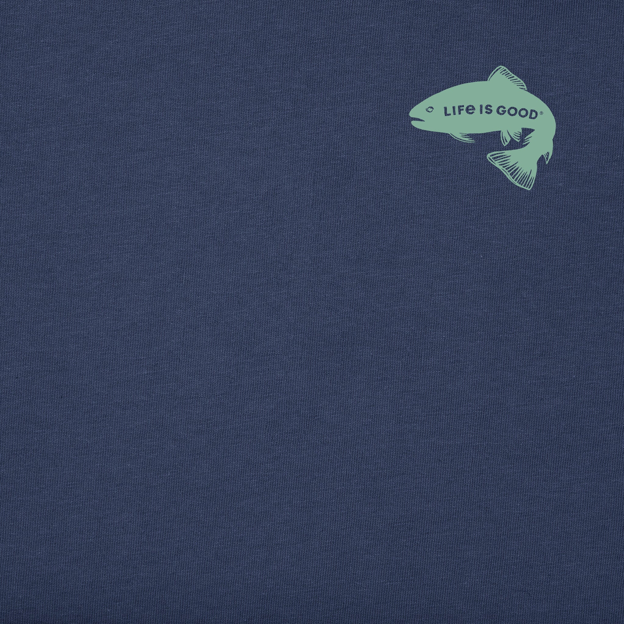 Men's Jumping Fishscape Short Sleeve Crusher Tee