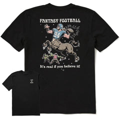 Men's Fantasy Football Centaur Goes Long Short Sleeve Tee