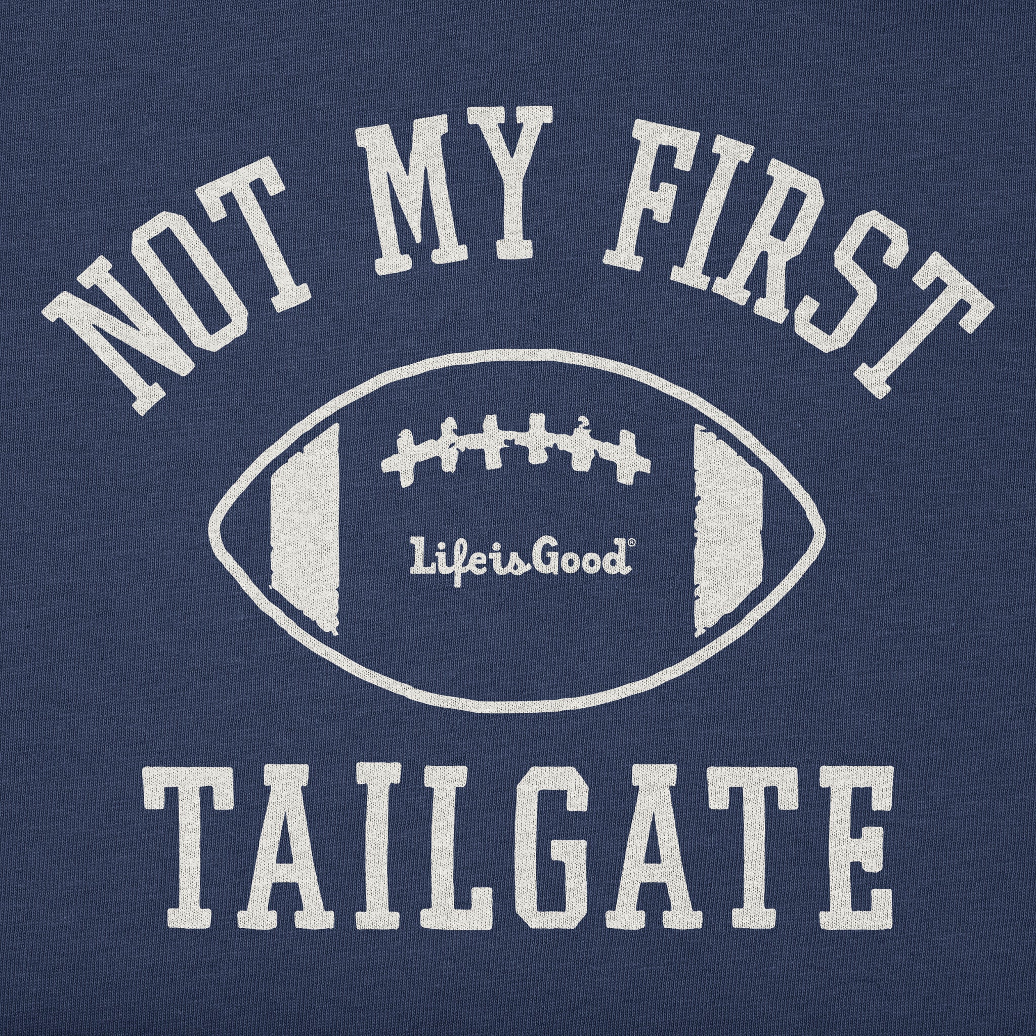Kids Not My First Tailgate Short Sleeve Crusher Tee