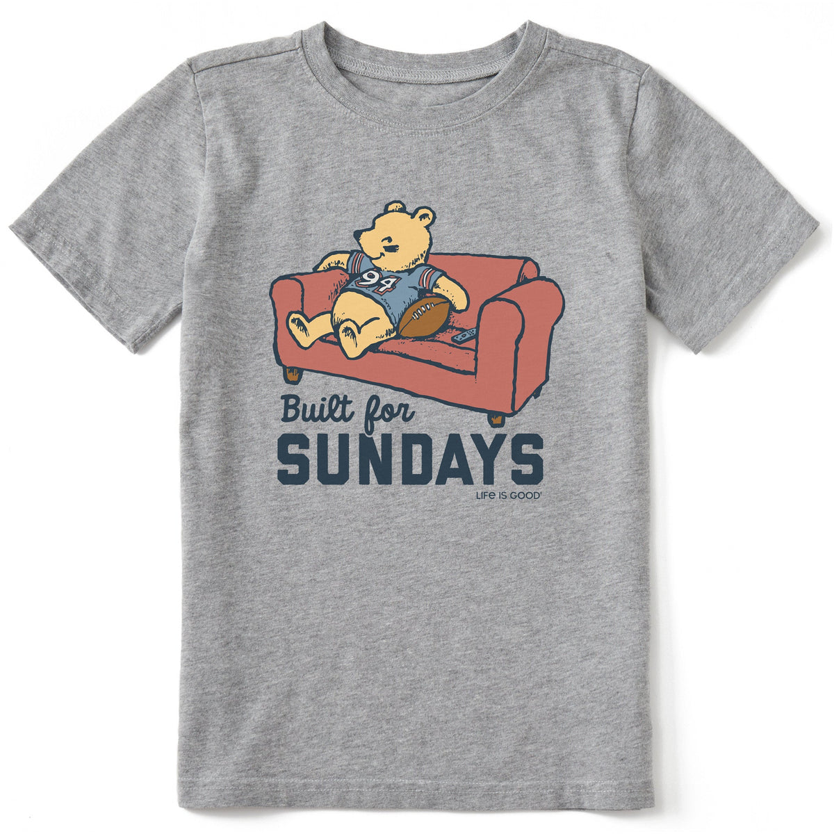 Kids Built for Sundays Short Sleeve Crusher Tee