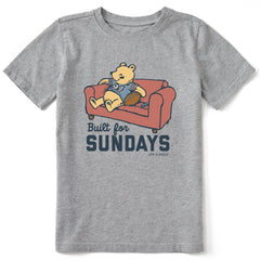 Kids Built for Sundays Short Sleeve Crusher Tee