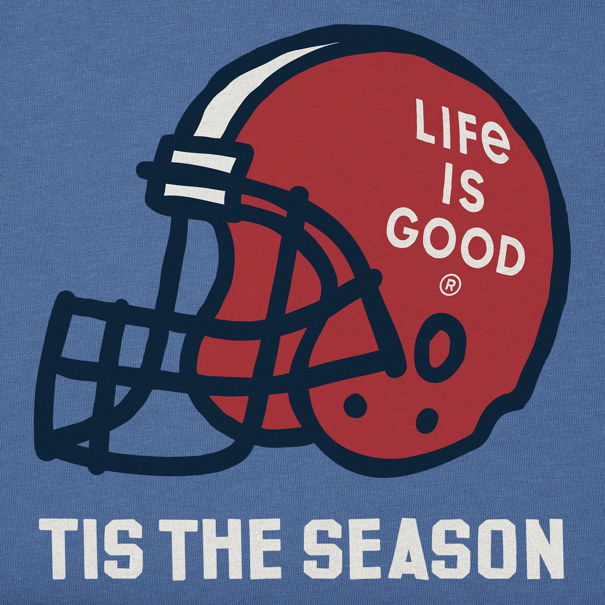 Kids Tis the Season Big Helmet Short Sleeve Crusher Tee
