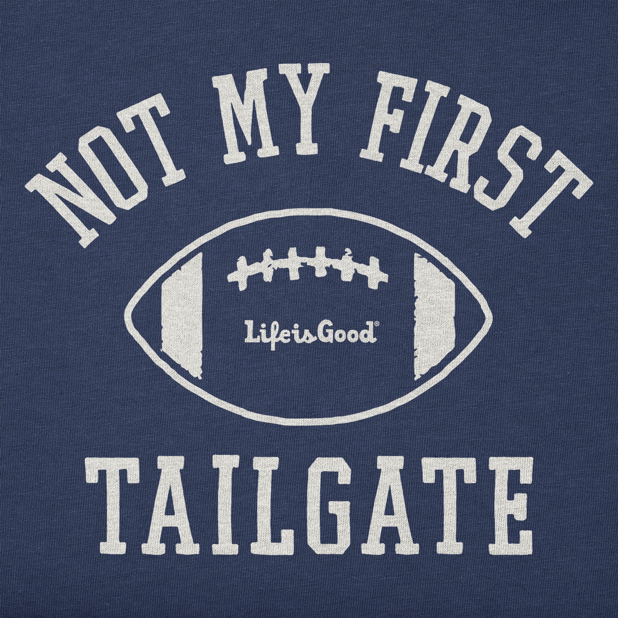 Toddler Not My First Tailgate Short Sleeve Crusher Tee