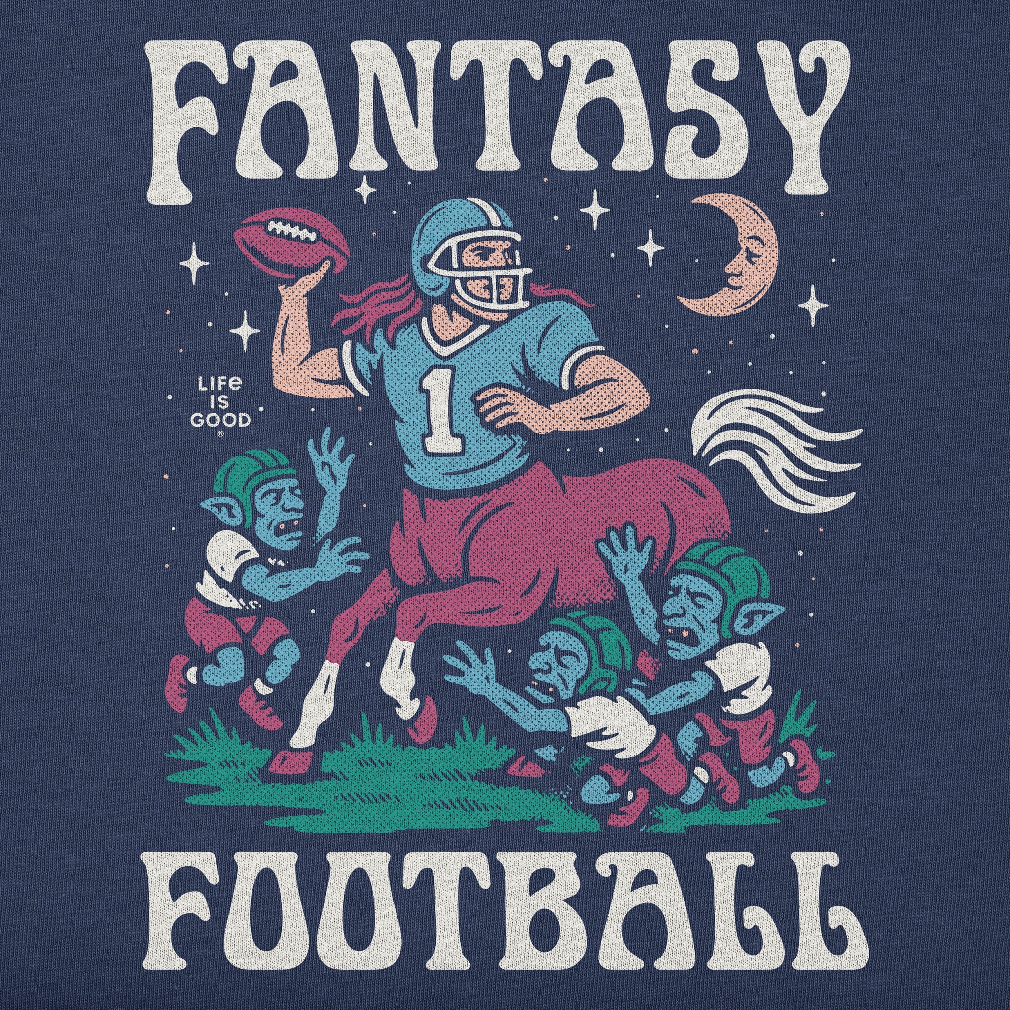 Women's Fantasy Football Centaur v. Goblins Short Sleeve Crusher Boxy Tee