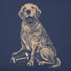 Women's Golden Football Short Sleeve Crusher Boxy Tee