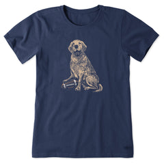 Women's Golden Football Short Sleeve Tee