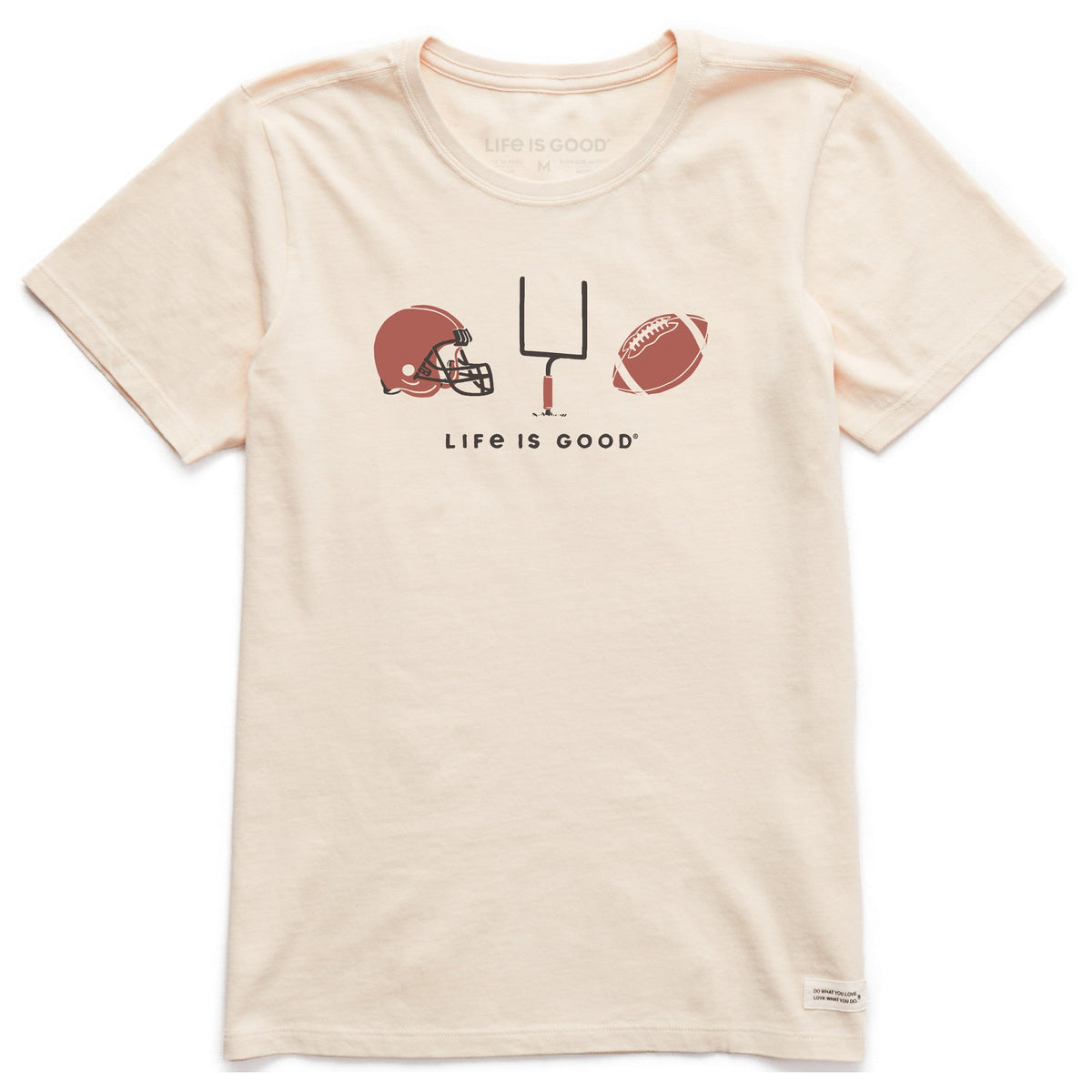 Women's Football Trio Short Sleeve Crusher Tee
