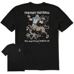 Men's Fantasy Football Centaur Goes Long Short Sleeve Tee