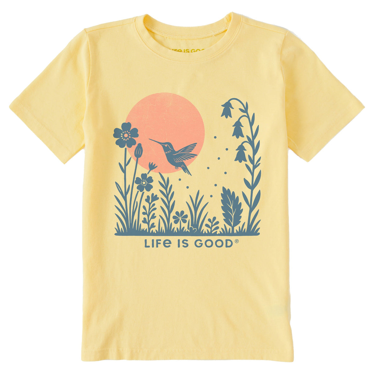 Kids Hummingbird Sunrise Short Sleeve Crusher Tee
