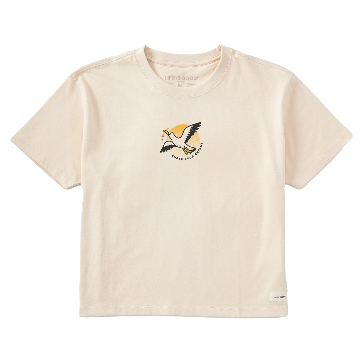 Women's Chase Your Dreams Short Sleeve Crusher Boxy Tee