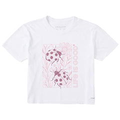 Women's Ladybug Duo Short Sleeve Crusher Boxy Tee
