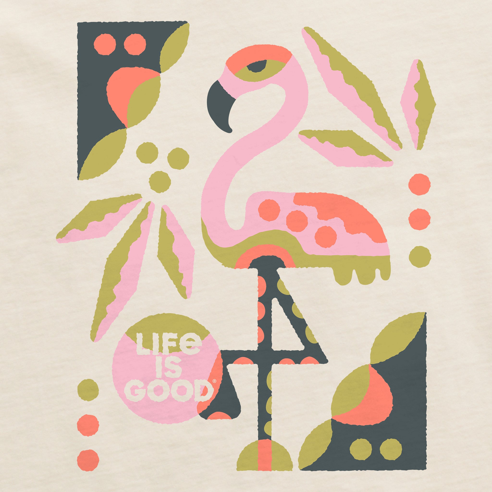 Women's Flamingo Short Sleeve Crusher Tee