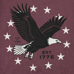 Women's Eagle Stars Short Sleeve Crusher Tee