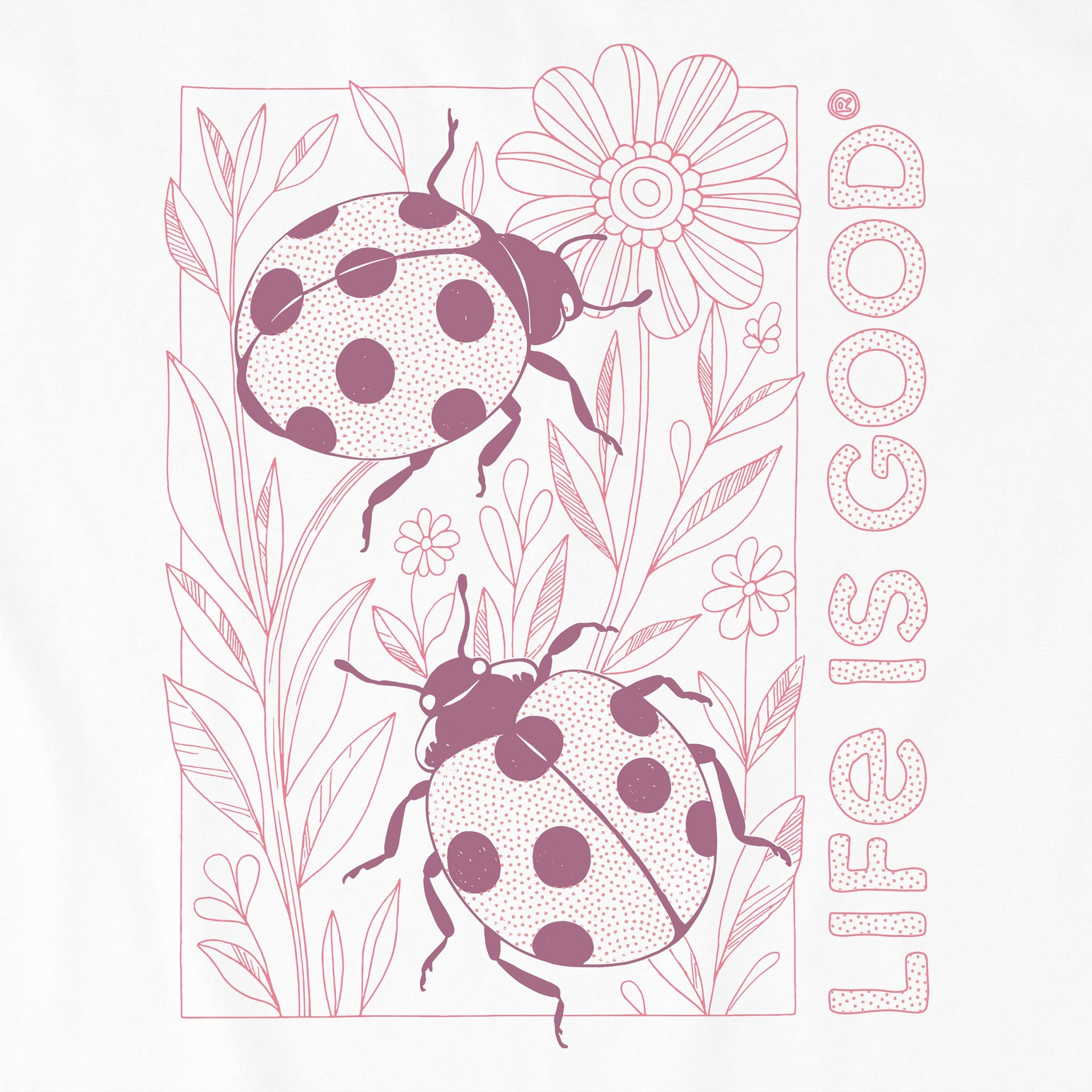 Women's Ladybug Duo Short Sleeve Tee