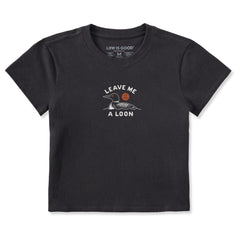 Women's Leave Me a Loon Crusher-LITE Shrunken Tee