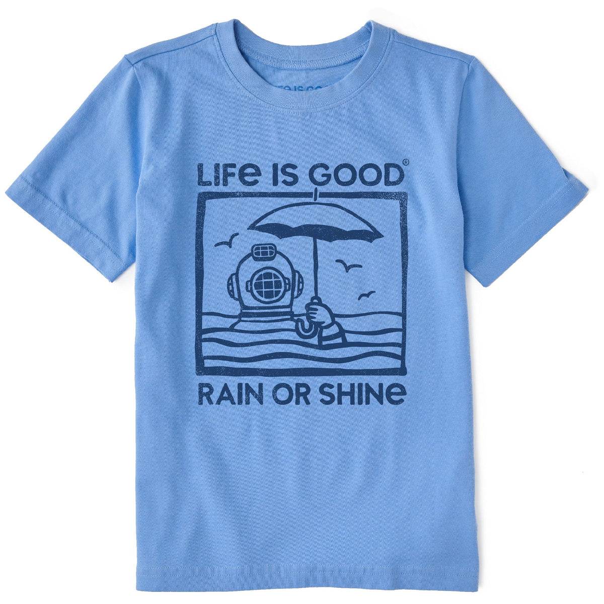 Kids Rain or Shine Diver Short Sleeve Crusher Tee