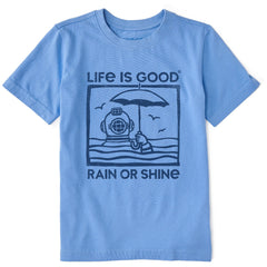 Kids Rain or Shine Diver Short Sleeve Crusher Tee