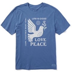 Men's Love Peace Short Sleeve Tee