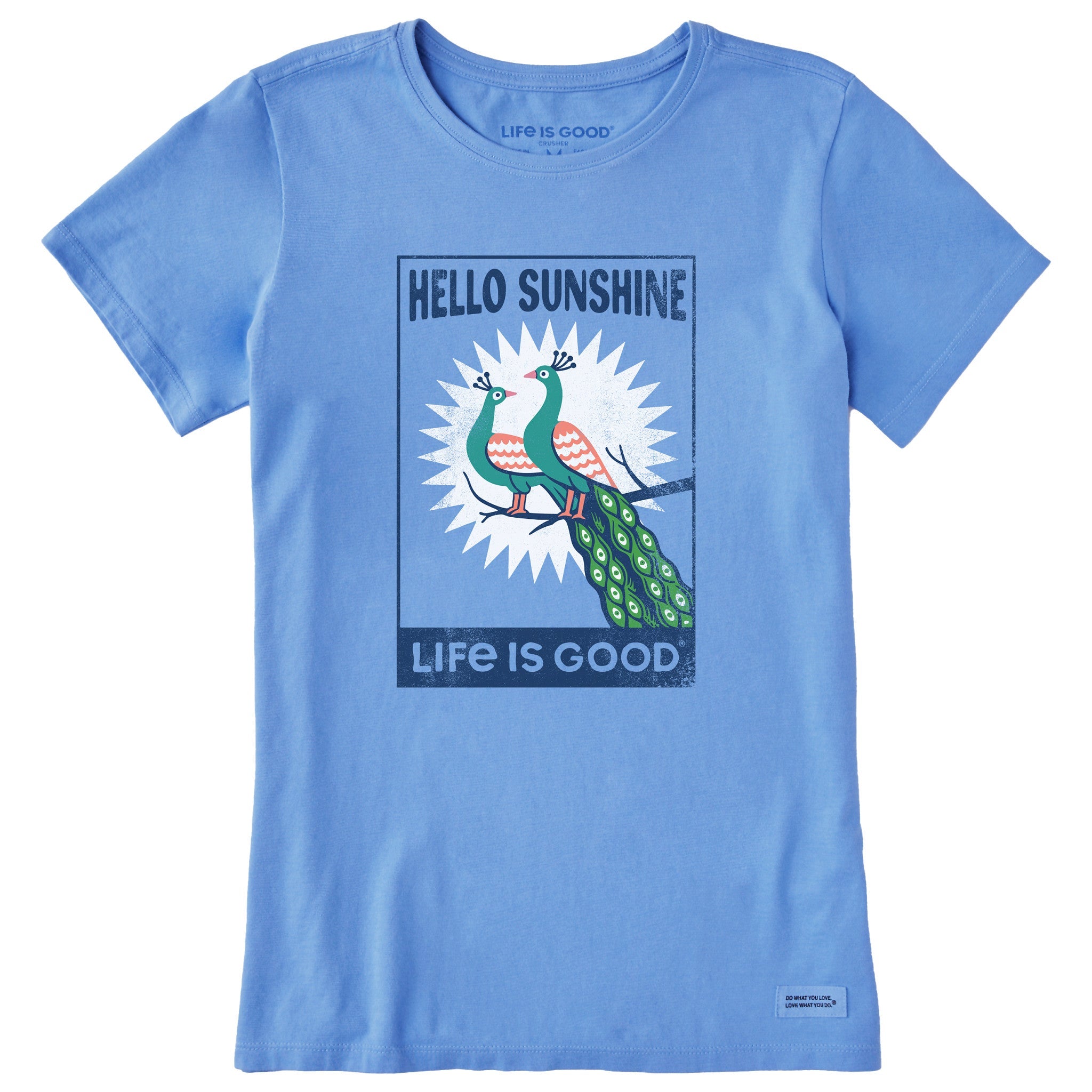 Women's Hello Sunshine Peacock Short Sleeve Tee