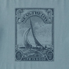 Men's Seas the Day Frame Short Sleeve Crusher Tee