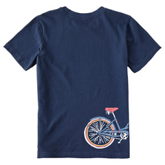 Kids Kitty Bike Short Sleeve Crusher Tee