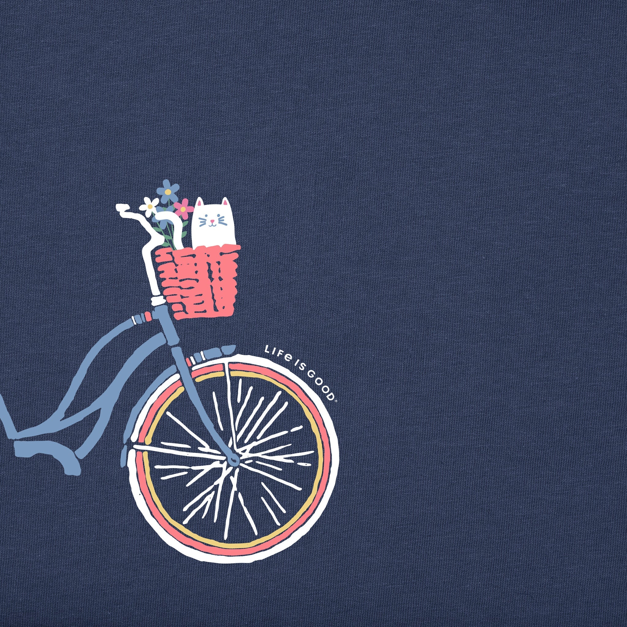Kids Kitty Bike Short Sleeve Crusher Tee