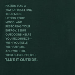 Men's Take it Outside Quote Short Sleeve Crusher Tee