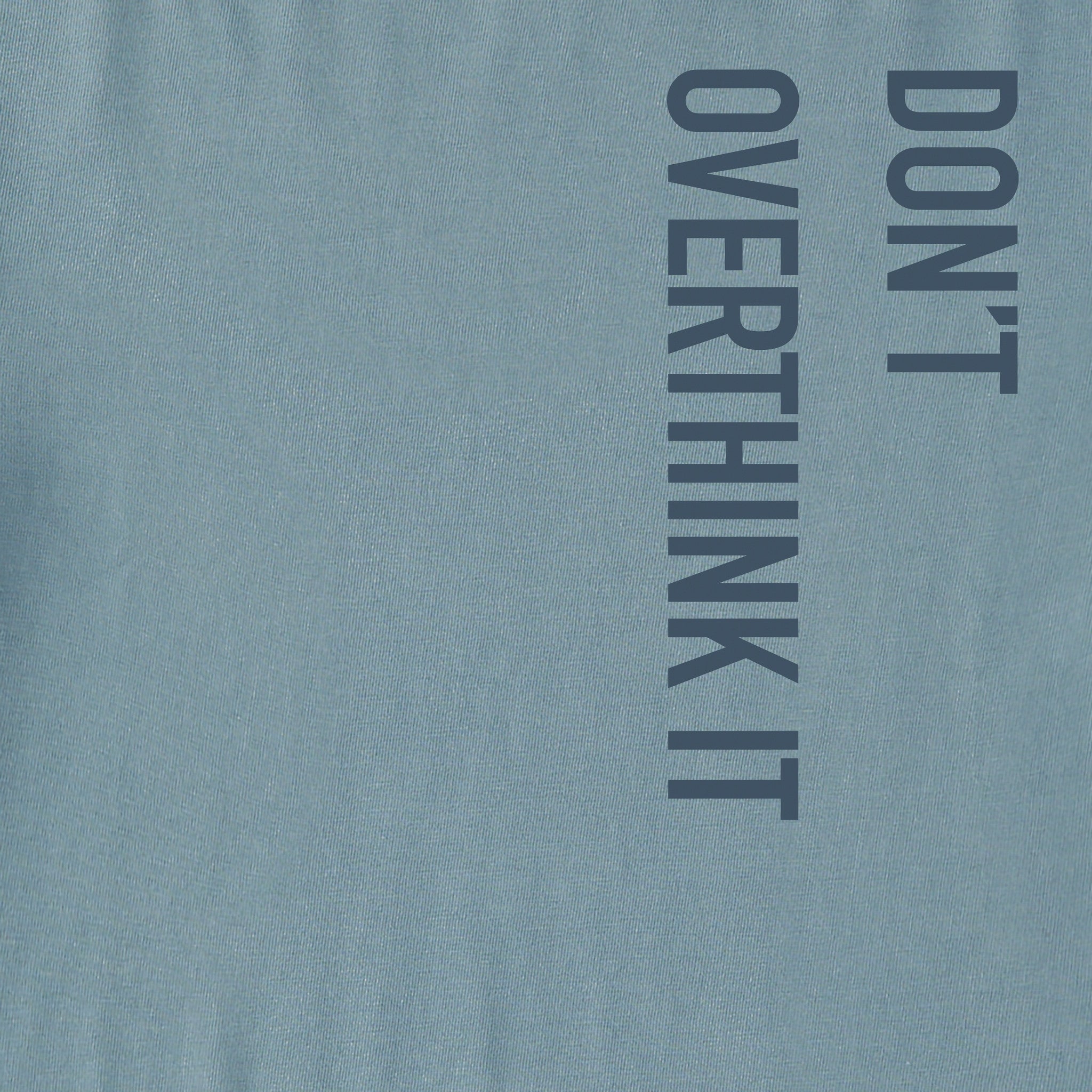 Men's Don't Overthink It Stack Short Sleeve Crusher Tee