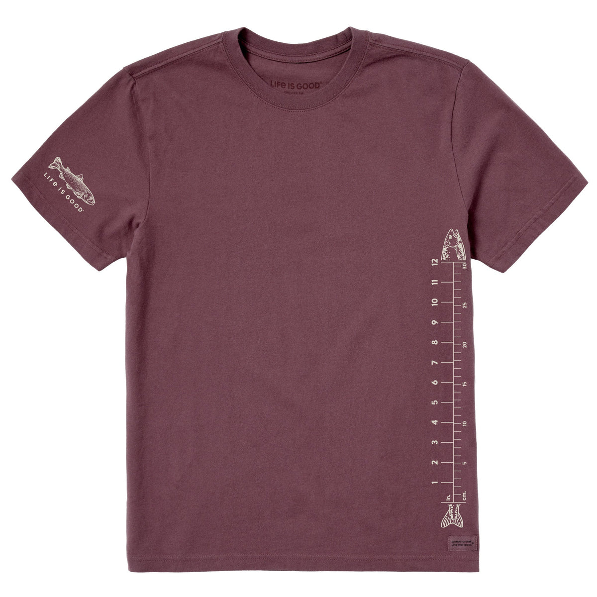 Men's Fish Ruler Short Sleeve Crusher Tee