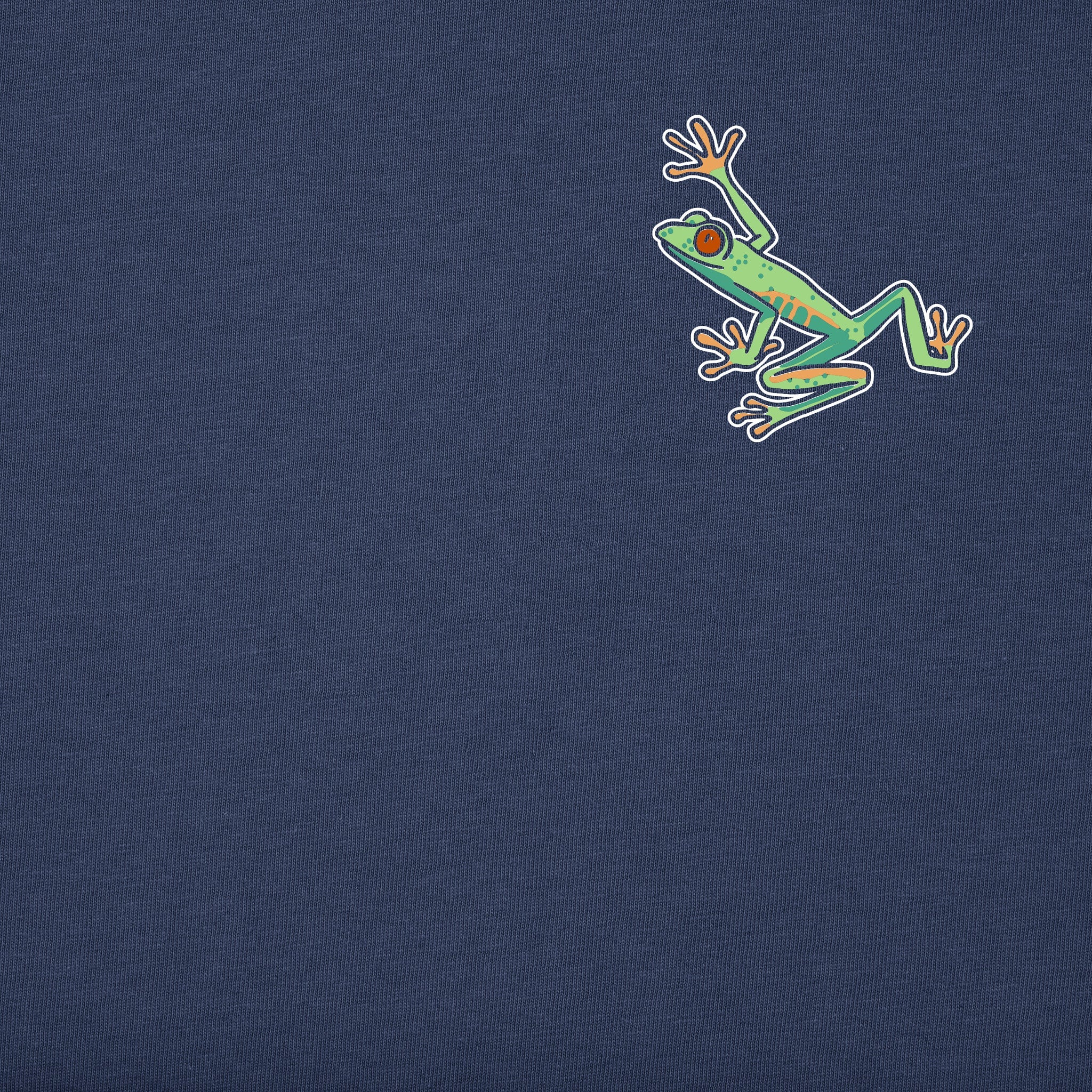 Frog Stack Short Sleeve Toddler Crusher Tee