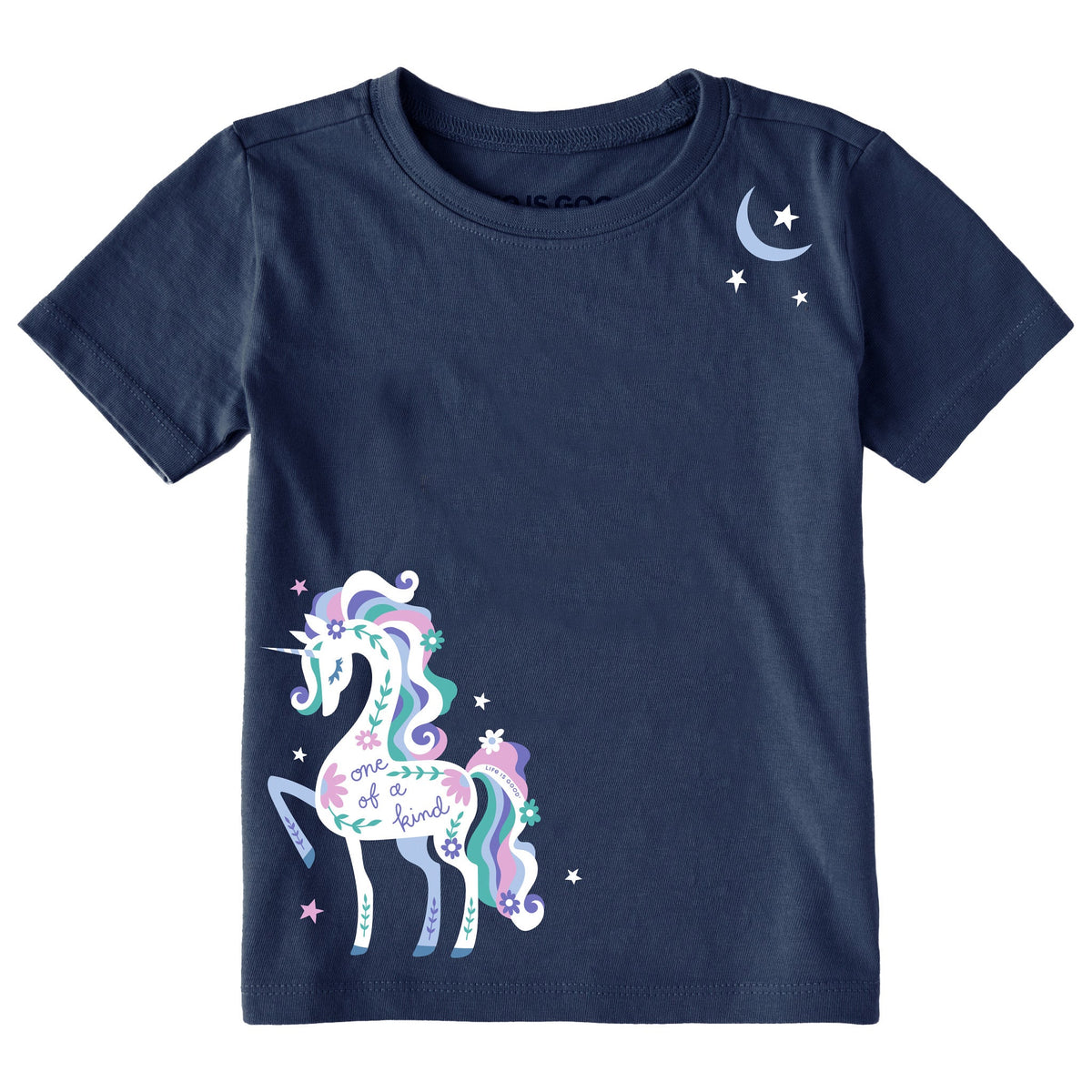 Celestial Unicorn Short Sleeve Toddler Crusher Tee