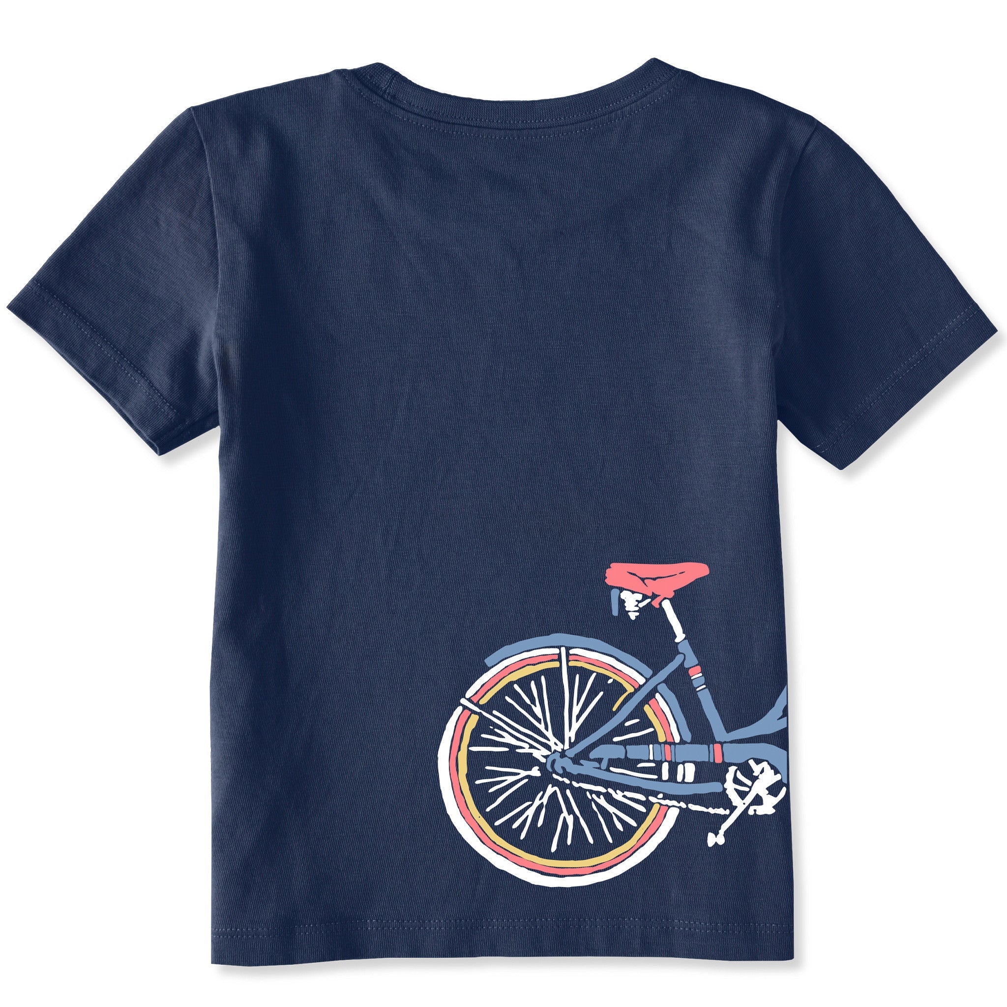 Toddler Kitty Bike Short Sleeve Crusher Tee