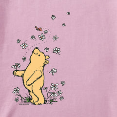 Winnie Flowers Short Sleeve Toddler Crusher Tee