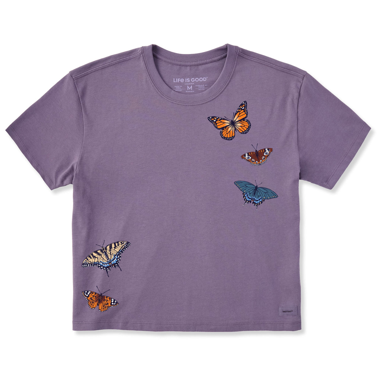 Women's Butterfly Landing Short Sleeve Crusher Boxy Tee