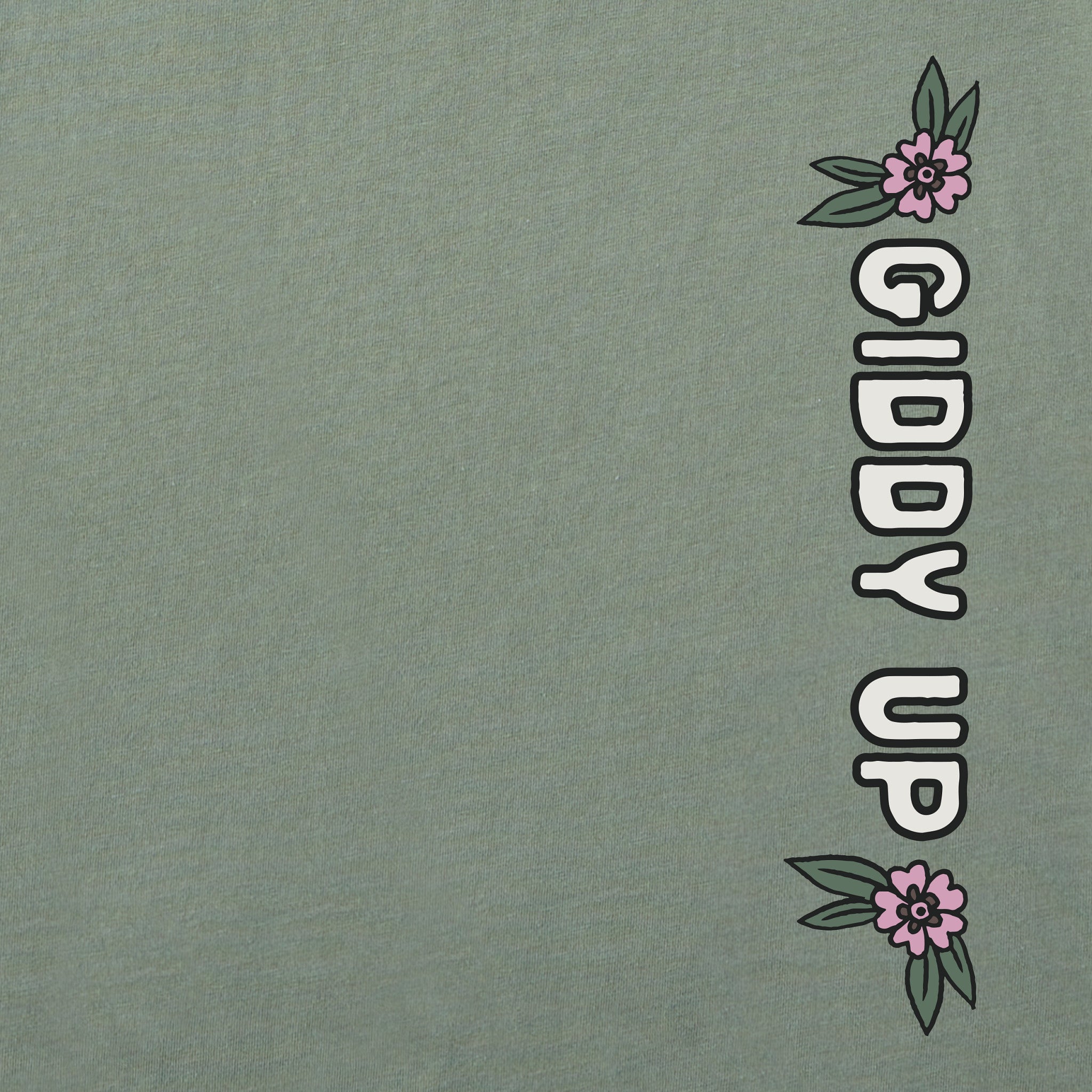 Women's Giddy Up Cowgirl Boots Short Sleeve Crusher Boxy Tee