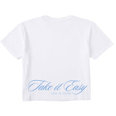 Women's Keep it Simple Take it Easy Short Sleeve Crusher Boxy Tee
