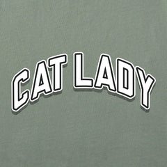 Women's Cat Lady Arch Short Sleeve Crusher Boxy Tee