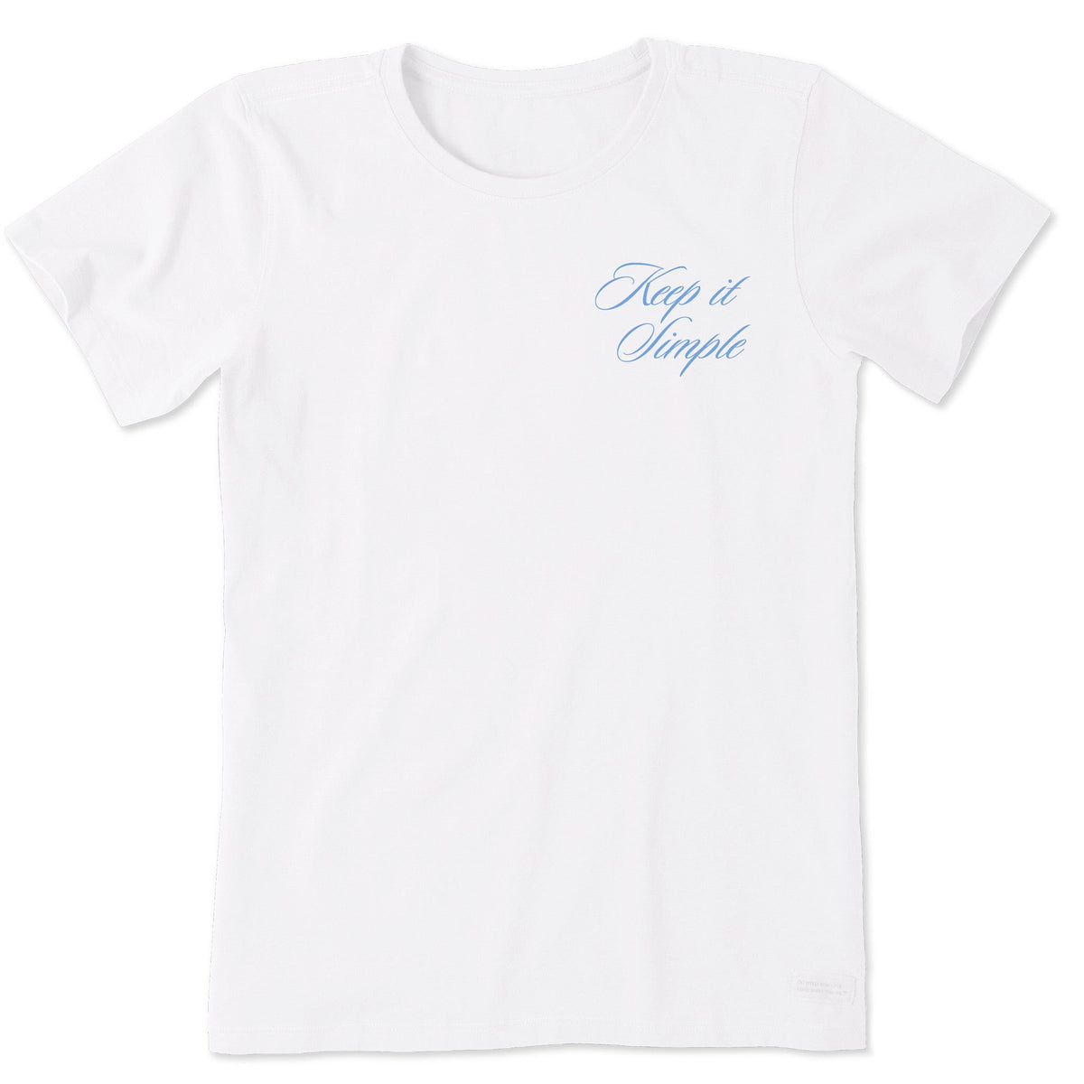 Women's Keep it Simple Take it Easy Short Sleeve Crusher Tee
