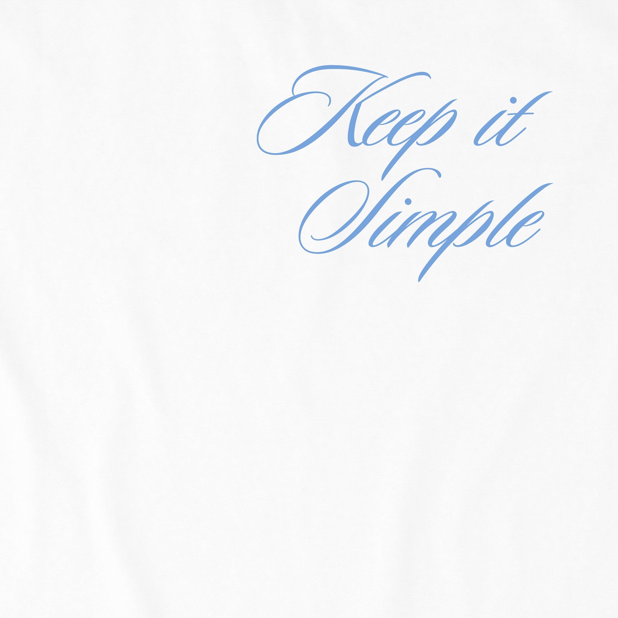 Women's Keep it Simple Take it Easy Short Sleeve Crusher Tee