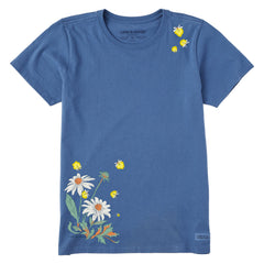 Women's Firefly Daisies Short Sleeve Crusher Tee