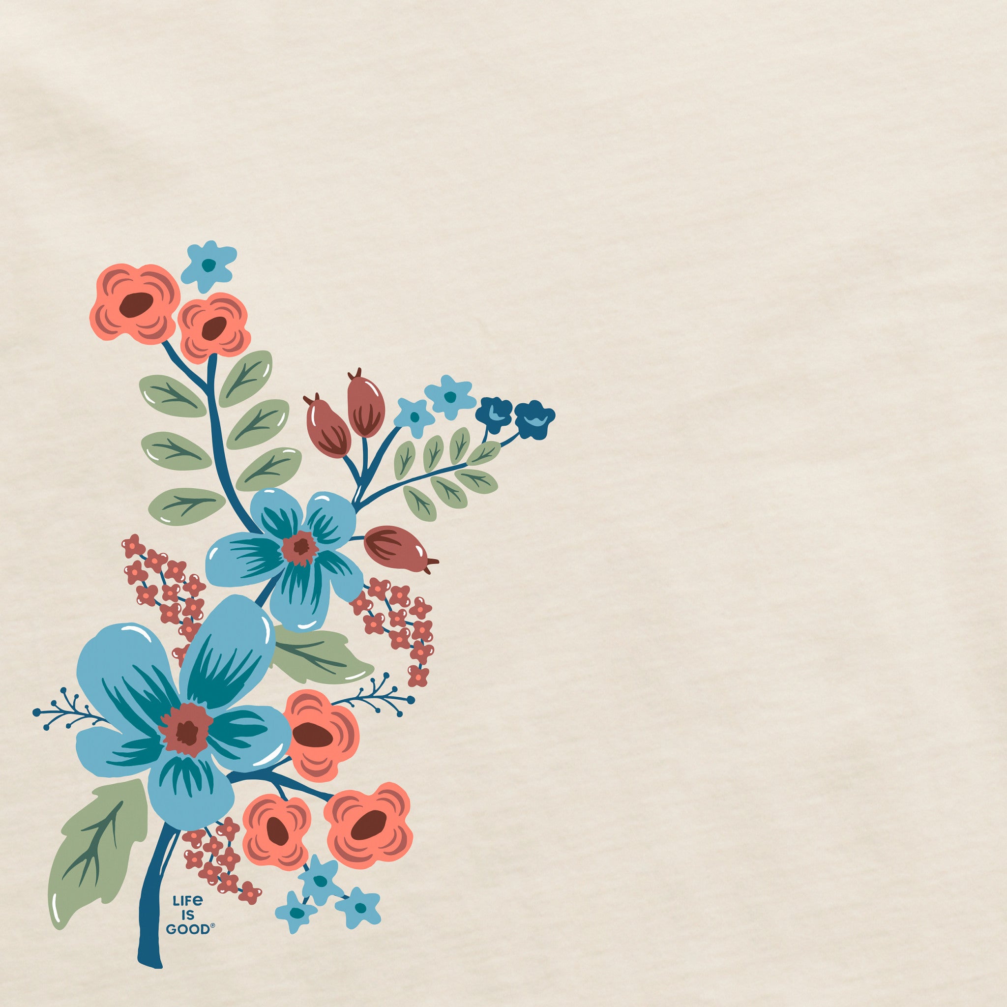 Women's Climbing Wildflowers Short Sleeve Crusher Tee