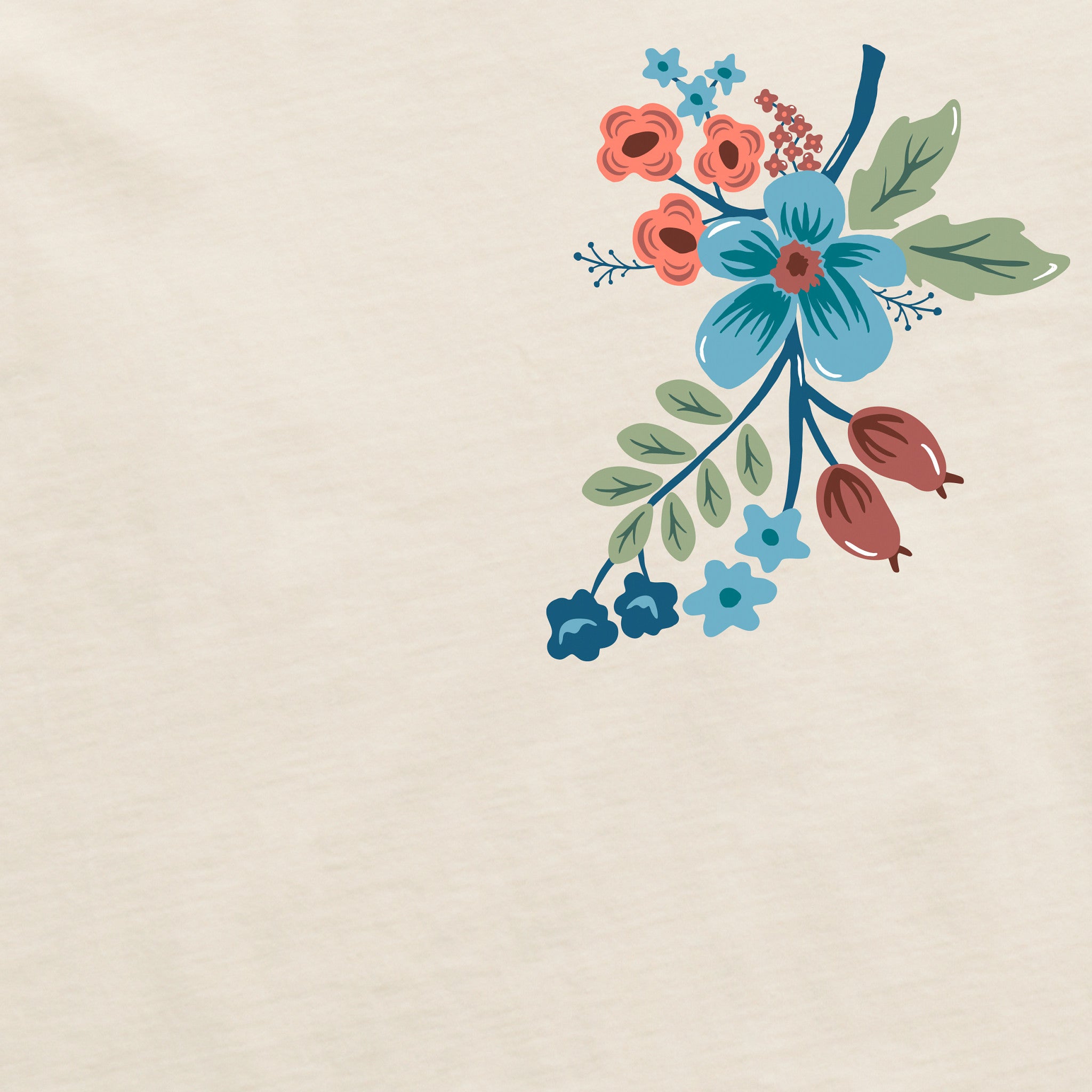 Women's Climbing Wildflowers Short Sleeve Crusher Tee