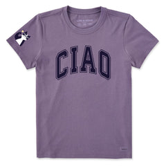 Women's Ciao Athletic Arch Short Sleeve Crusher Tee