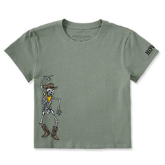 Women's Howdy Cowboy Skeleton Crusher-LITE Shrunken Tee