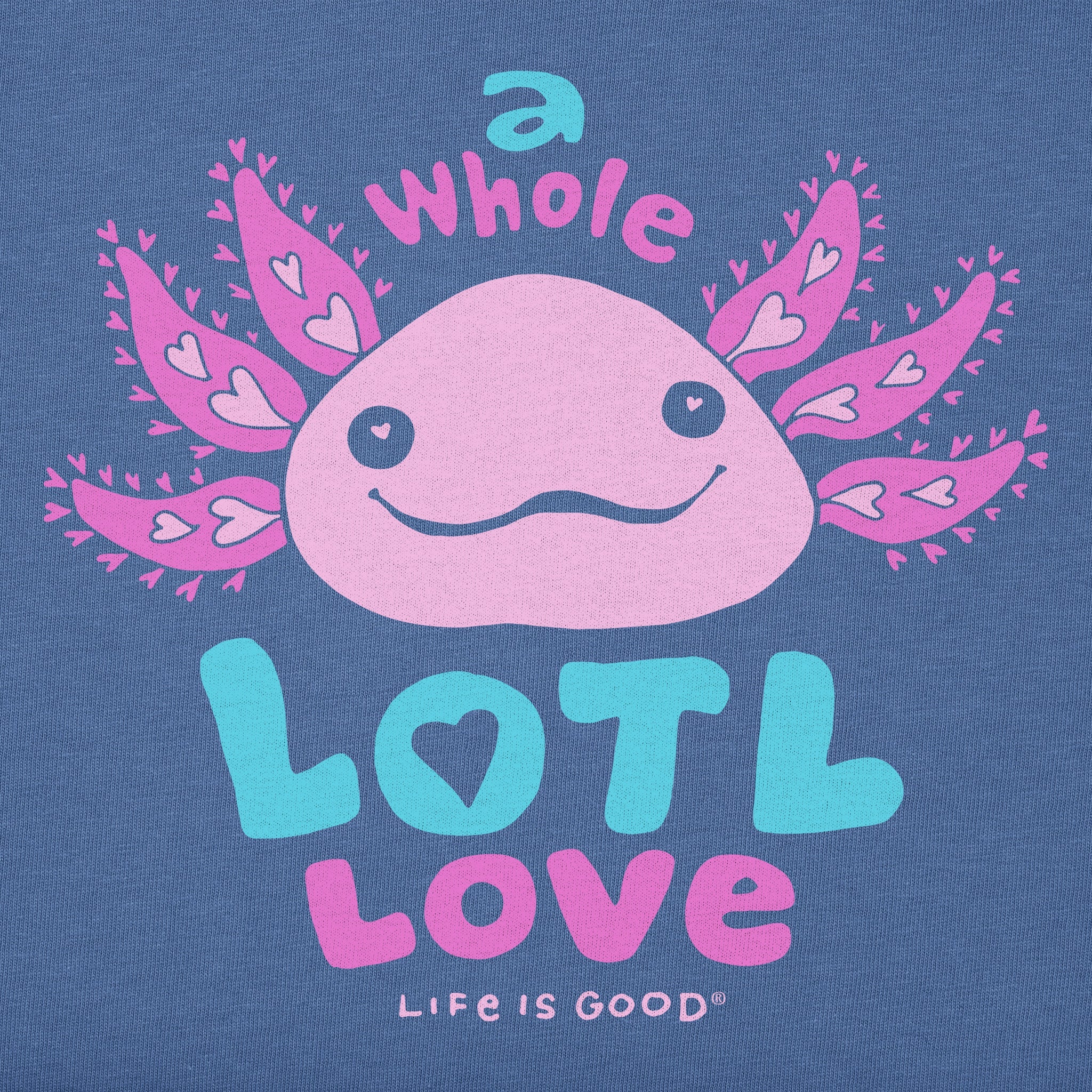 Kids Whole Lotl Love Short Sleeve Crusher Tee