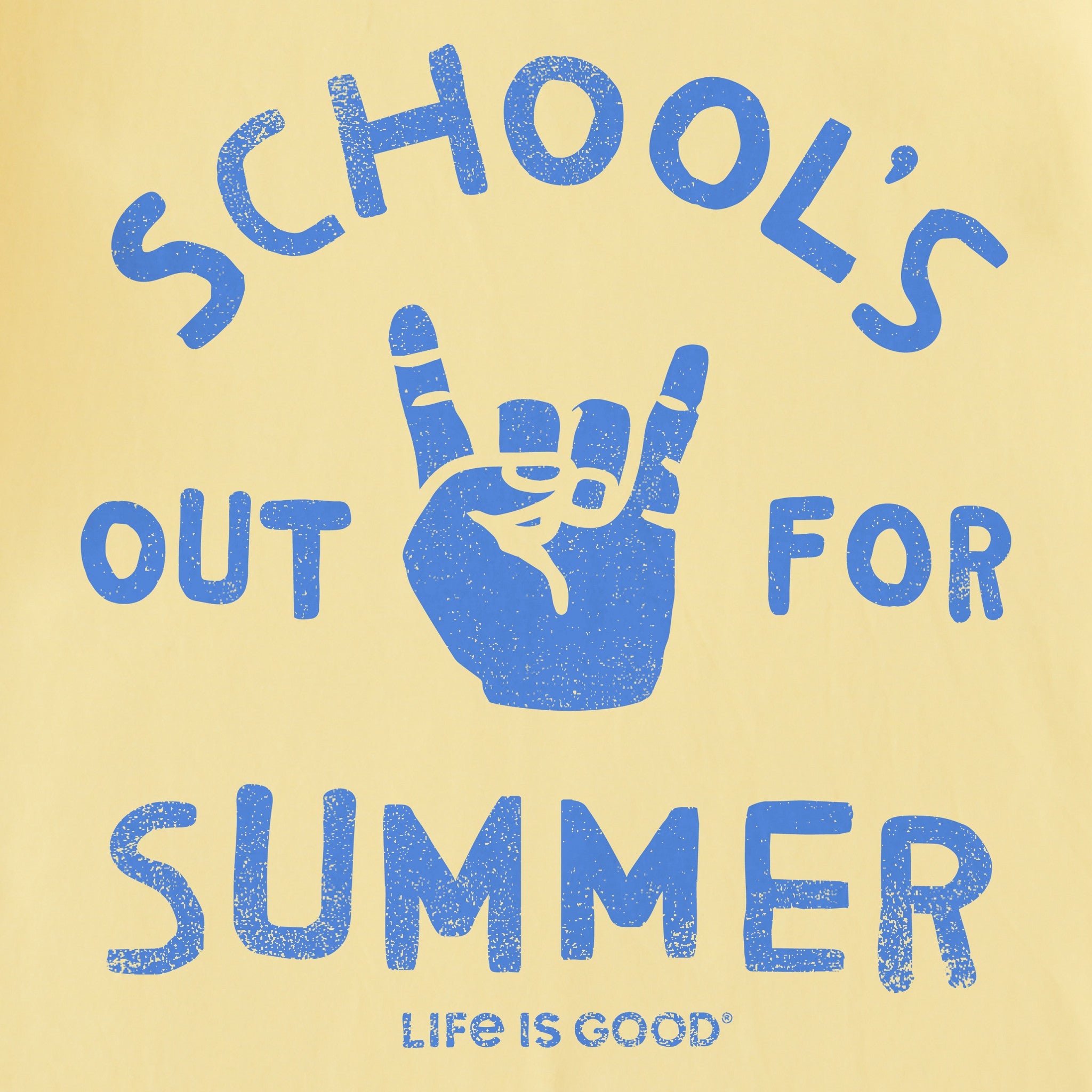 Kids School's Out For Summer Short Sleeve Crusher Tee
